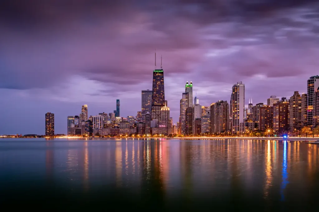 chicago city banner by ustripvibe.com